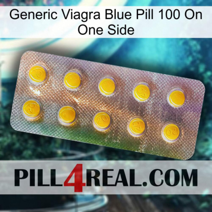 Generic Viagra Blue Pill 100 On One Side new11